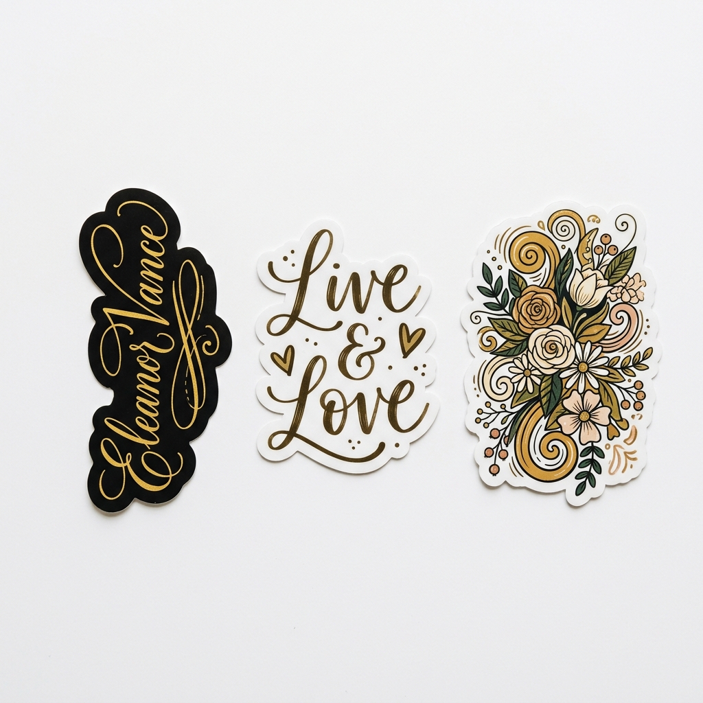 Sticker Chữ ký UV DTF